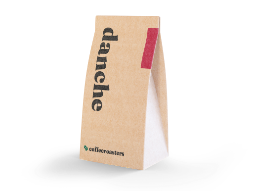 Paper bag with Danche print.